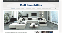 Desktop Screenshot of moll-immobilien.de