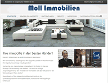 Tablet Screenshot of moll-immobilien.de